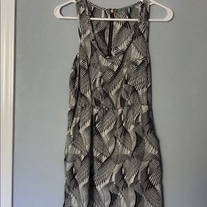 Forever 21 Black and White Printed Dress